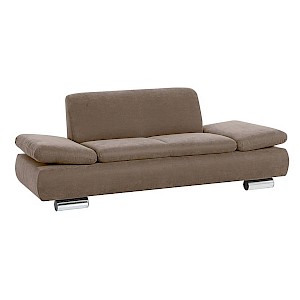 Sofa 2-Sitzer TERRENCE-23 Veloursstoff Farbe sahara Sitzhärte weich B: 190cm T: 90cm H: 76cm