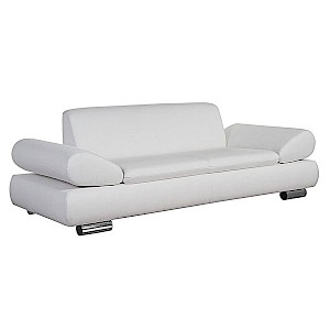 Sofa 2,5-Sitzer PALM BAY-23 feines Strukturgewebe Farbe creme Sitzhärte weich B: 221cm T: 90cm H: 76cm