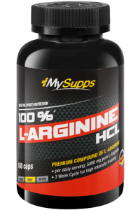 My Supps 100% L-Arginine HCL - 180 Caps