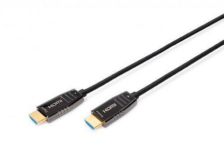 DIGITUS HDMI AOC Hybrid Glasfaser Anschlusskabel 10m