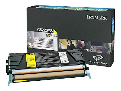 Lexmark Original Toner gelb 3.000 Seiten (C5220YS) für C522n, C524/dn/dtn/n, C530dn, C532dn/n, C534dn/dtn/n