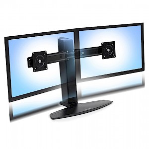 Ergotron Neo-Flex Dual Lift Standfuß für zwei Monitore bis 6 0,96 cm 24 Zoll schwarz