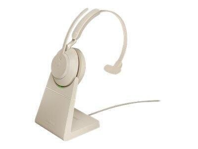 Jabra Evolve2 65 MS Mono kabelloses Bluetooth Headset (konvertierbar) mit Ladestation 26599-899-988