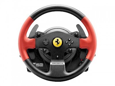 Thrustmaster T150 Ferrari Edition Force Feedback Lenkrad und Pedale-Set - für PC, Playstation