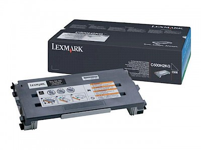 Lexmark Original Toner schwarz 5.000 Seiten (C500H2KG) für C500n, X500n, X502n