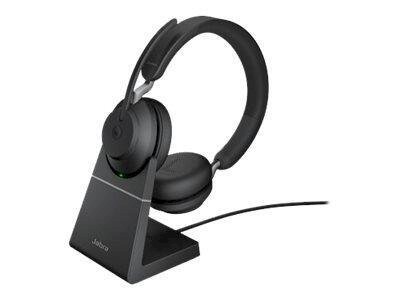 Jabra Evolve2 65 MS Stereo kabelloses Bluetooth Headset mitLadestation 26599-999-889