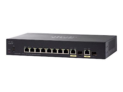 Cisco SF352-08P 8-Port 10/100 POE Managed Switch SF352-08P-K9-EU