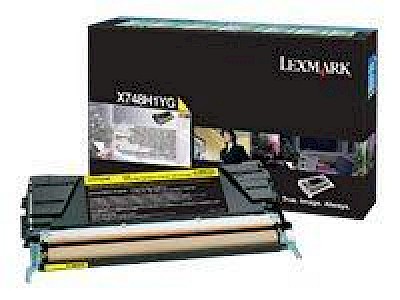 Lexmark Original Toner gelb 10.000 Seiten (X748H1YG) für X748de/dte