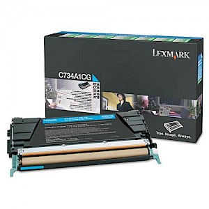 Lexmark Original Toner cyan 10.000 Seiten (X748H1CG) für X748de/dte