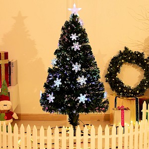 HOMCOM® Künstlicher Weihnachtsbaum | Tannenbaum | ?60 x 120 cm | Grün