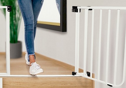 IMPAG® Tür- und Treppenschutzgitter Safe Step 62 - 222 cm