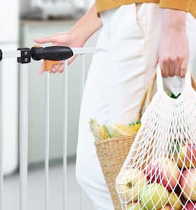 IMPAG® Tür- und Treppenschutzgitter TriLock  Brilliant-Schwarz 83...