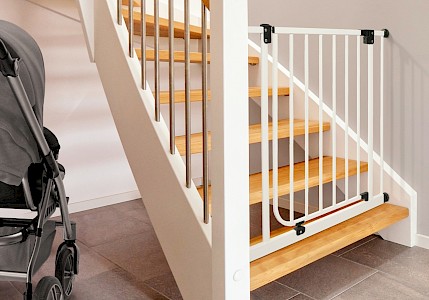 IMPAG®  Treppenschutzgitter Easy Step 62 - 222 cm