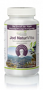Jod Natur Vita - 4-Monatsvorrat - 120 Kapseln | Rezeptur nach Dr. med. M. Doepp