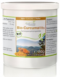 Curcuma Vita - Monatsvorrat - 180 Kapseln