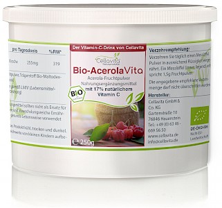 AcerolaVita (Der Vitamin-C-Drink) 250g -5,5 Monatsvorrat-