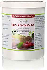 AcerolaVita (Der Vitamin-C-Drink) 500g -11 Monatsvorrat-