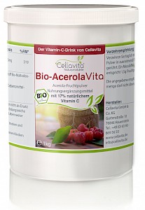 AcerolaVita (Der Vitamin-C-Drink) 1000g -22 Monatsvorrat-