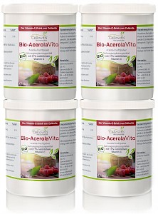 NEU AcerolaVita (Der Vitamin-C-Drink) - Vorteilspaket - 4x 1000g