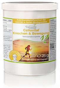 Cellavital® Knochen & Bewegung - Monatsvorrat - 60 Kapseln | Rezeptur nach Dr. med. M. Doepp
