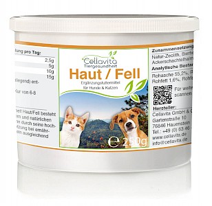 Tiergesundheit Haut / Fell - 250g für Hunde & Katzen