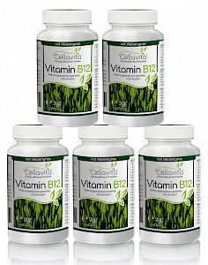 Vitamin B12 hochdosiert Vorteilspaket 5 x 60 Kapseln