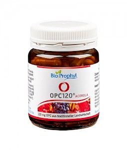 BioProphyl OPC120® plus Acerola 60 pflanzliche Kapseln mit je 120 mg reinem OPC plus natürlichem Vitamin C