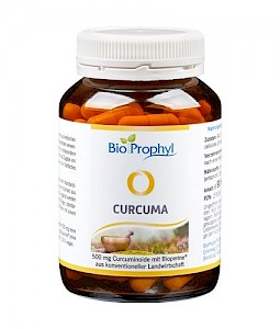 BioProphyl Curcuma longa 90 pflanzl. Kapseln mit 500 mg reinem Curcumin und 3 mg Bioperine