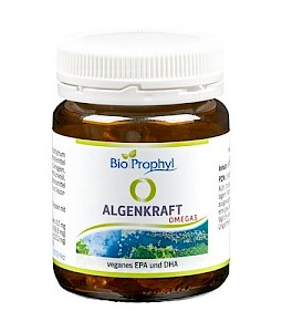 BioProphyl Algenkraft 60 Kapseln mit 60 mg EPA und 125 mg DHA aus 417 mg Algenöl