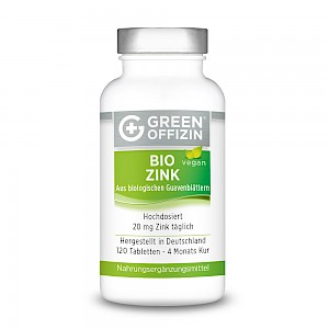 Green Offizin Bio Zink - 120 Tabletten