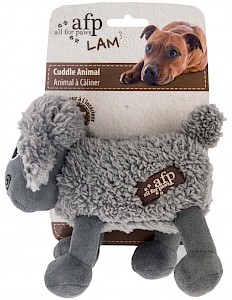 Cuddle Animals mit Lammfell - Hundespielzeug - Schaf