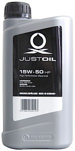 JustOil 15W-50 HP besonders hohe HC-Synthese Anteile