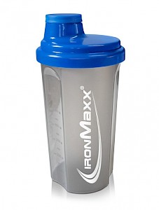 Shaker mit Siebeinlage - 700ml - Transparent/Blau