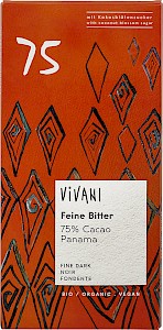 Feine Bitter 75% Cacao Panama bio (80g)