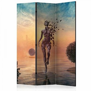 artgeist Paravent Walk on the Water [Room Dividers] mehrfarbig Gr. 135 x 172
