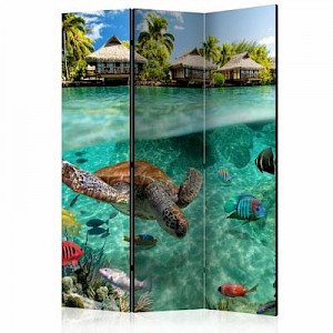 artgeist Paravent Under the surface of water [Room Dividers] mehrfarbig Gr. 135 x 172