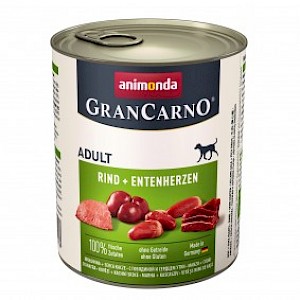 Animonda GranCarno Adult Rind und Entenherzen 6x800g