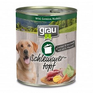 Grau Schlemmertöpfe 12x800g Wild+Gemüse+Nudeln