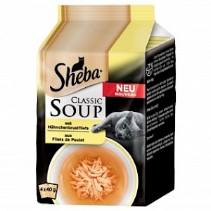 Sheba Soup Hühnchenbrustfilet Multipack 4x40g 4x40g