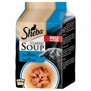 Sheba Soup Thunfischfilet Multipack 4x40g 4x40g