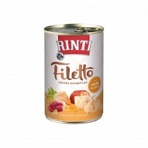 RINTI Filetto Huhn & Herz in Jelly 12x420g
