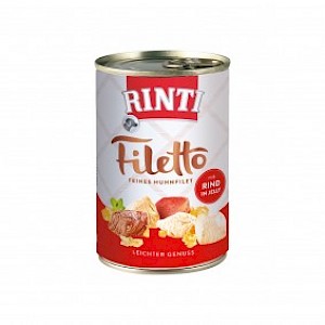RINTI Filetto Huhn & Rind in Jelly 12x420g