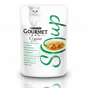 GOURMET Crystal Soup Köstliche Brühe mit Huhn und Gemüse 16x40g
