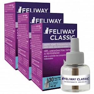 Feliway® Classic Verdampfer 1 Monats-Nachfüllflakon 48ml 3x48ml