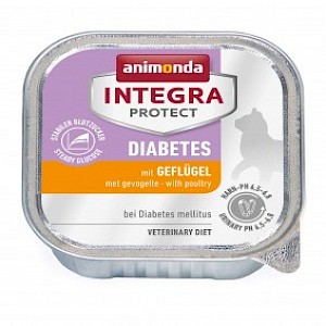 Animonda Katzenfutter Integra Protect Diabetes mit Geflügel 16x100g