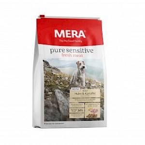 Mera Dog MERA pure sensitive Trockenfutter fresh meat Huhn & Kartoffel High Protein 1kg