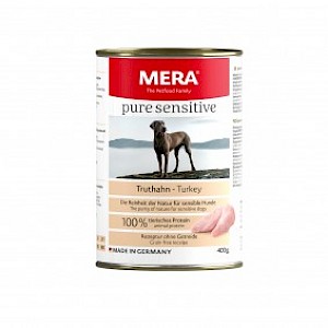 Mera Dog MERA pure sensitive Nassfutter MEAT Truthahn 12x400g
