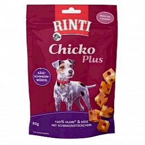 RINTI Chicko Plus Käse-Schinken-Würfel 80g