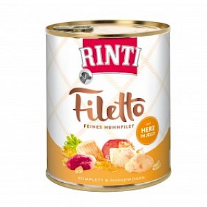 Rinti Filetto Huhn & Herz in Jelly 6x800g