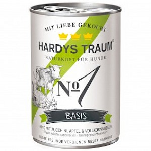 Hardys Traum Hundefutter Basis No. 1 Rind 6x400g